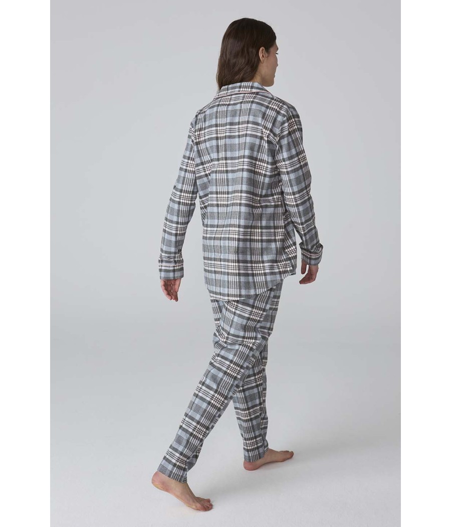 Pijama invierno mujer J&J Brothers abierto franela