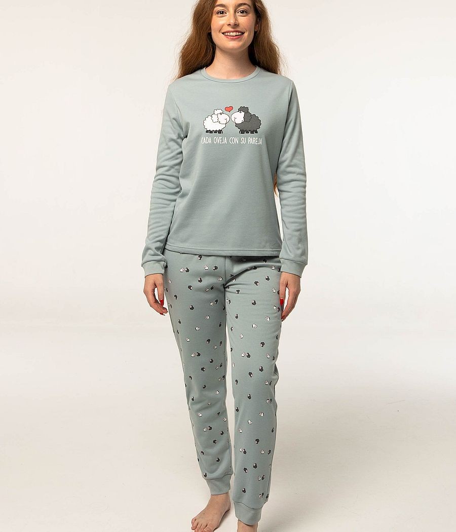 Pijama invierno mujer Little pareja felpa