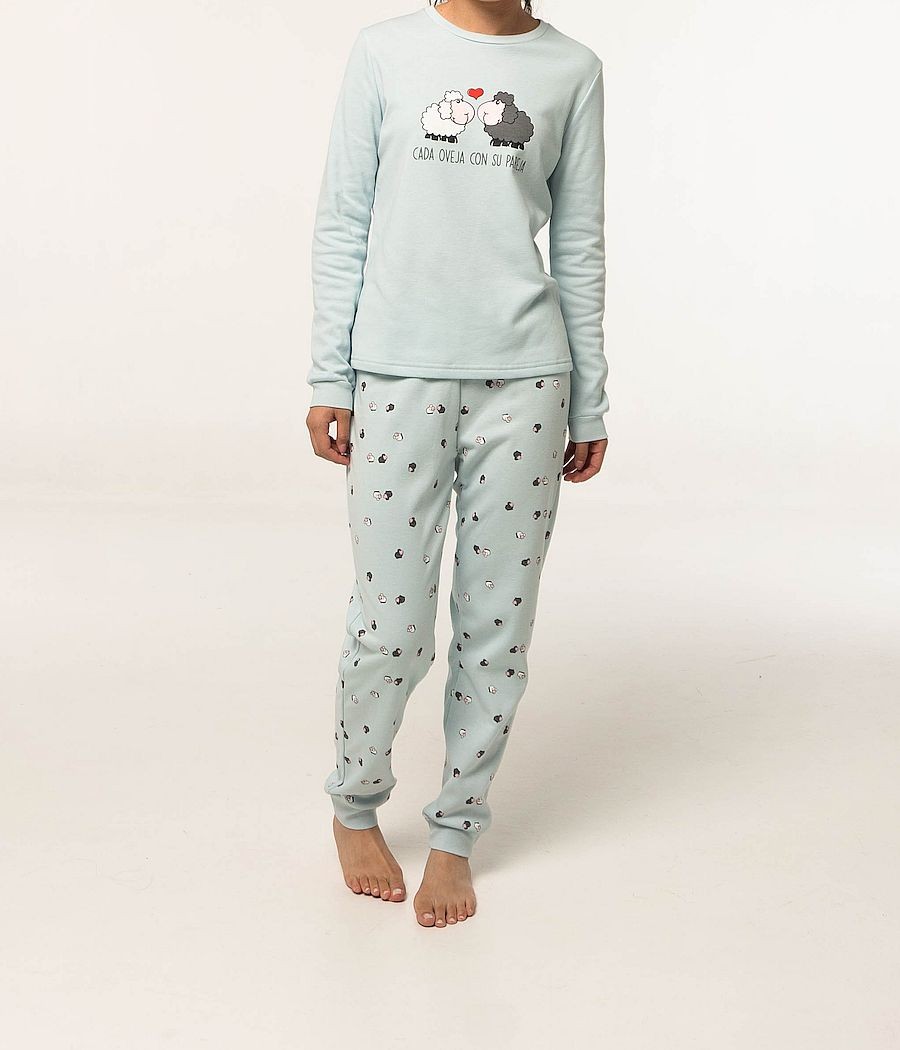 Pijama invierno mujer Little pareja felpa