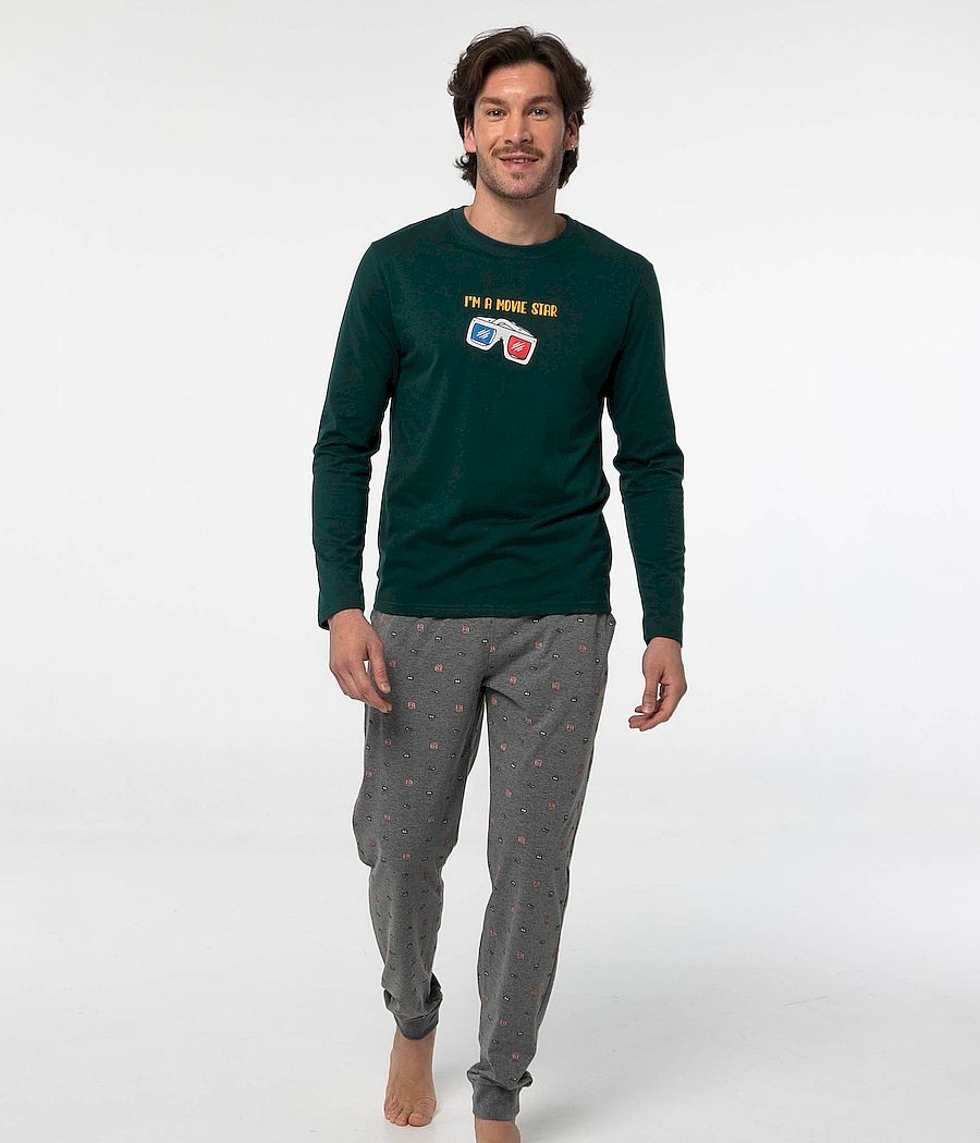 Pijama invierno hombre Little Movie