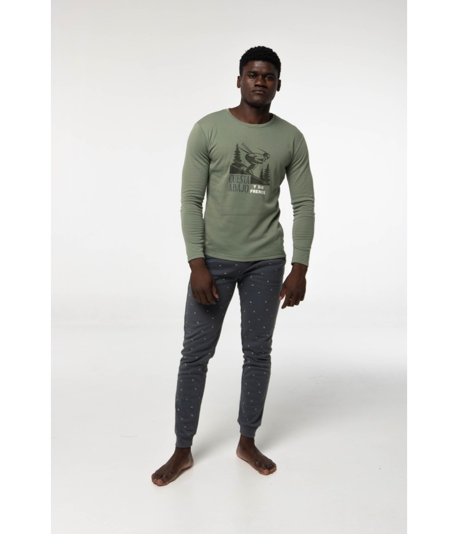 Pijama invierno hombre Little sin frenos felpa