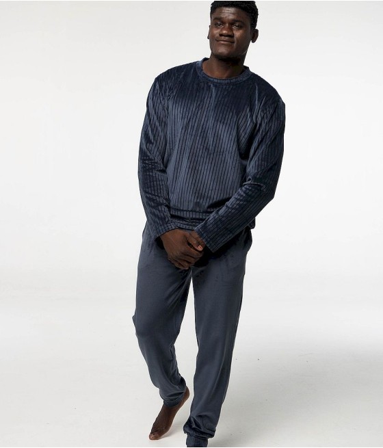 Pijama invierno hombre Little terciopelo