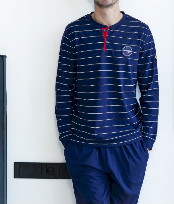 Pijama invierno hombre Privata algodón tapeta