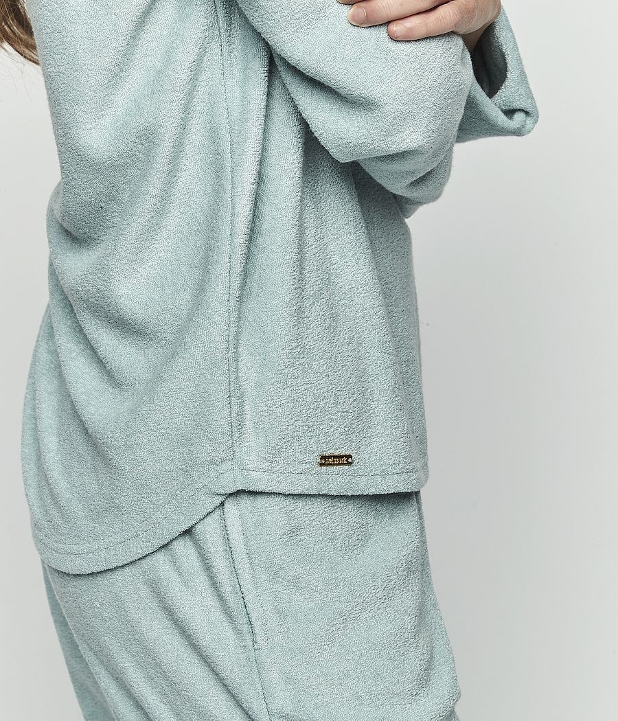 Pijama mujer Selmark viscosa bolsillos verde