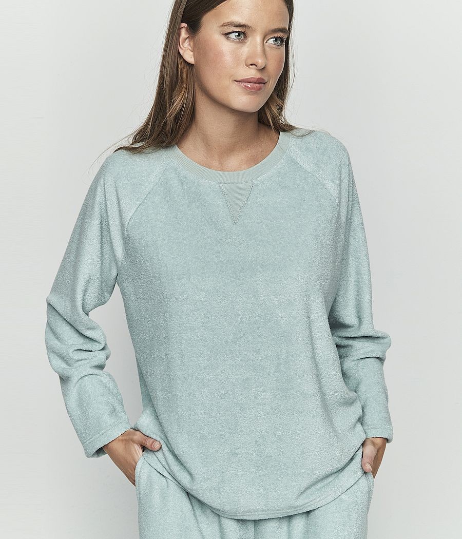 Pijama mujer Selmark viscosa bolsillos verde