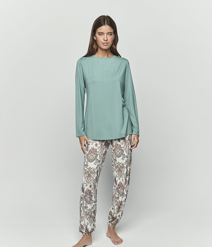 Pijama mujer Selmark bambú paisley