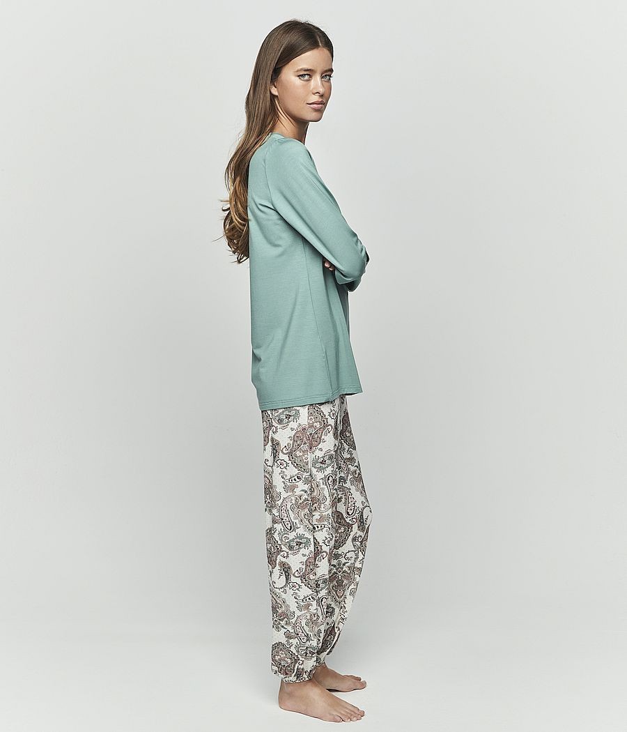 Pijama mujer Selmark bambú paisley