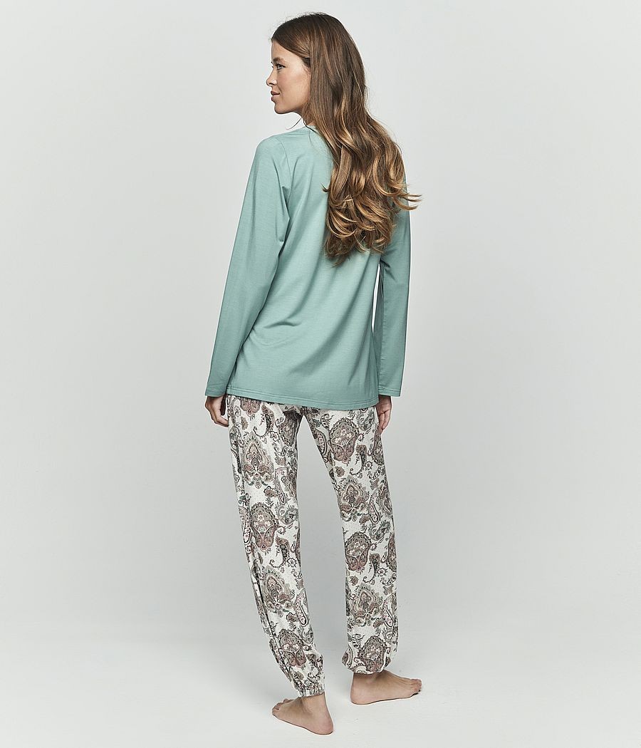 Pijama mujer Selmark bambú paisley