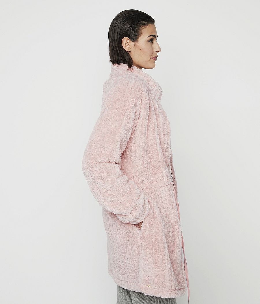 Bata invierno mujer Selmark coralina rosa cremallera