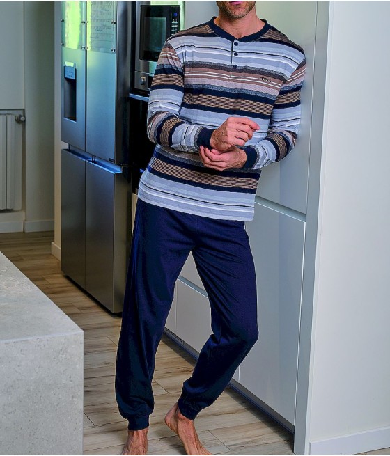 Pijama invierno hombre Muslher tapeta algodón