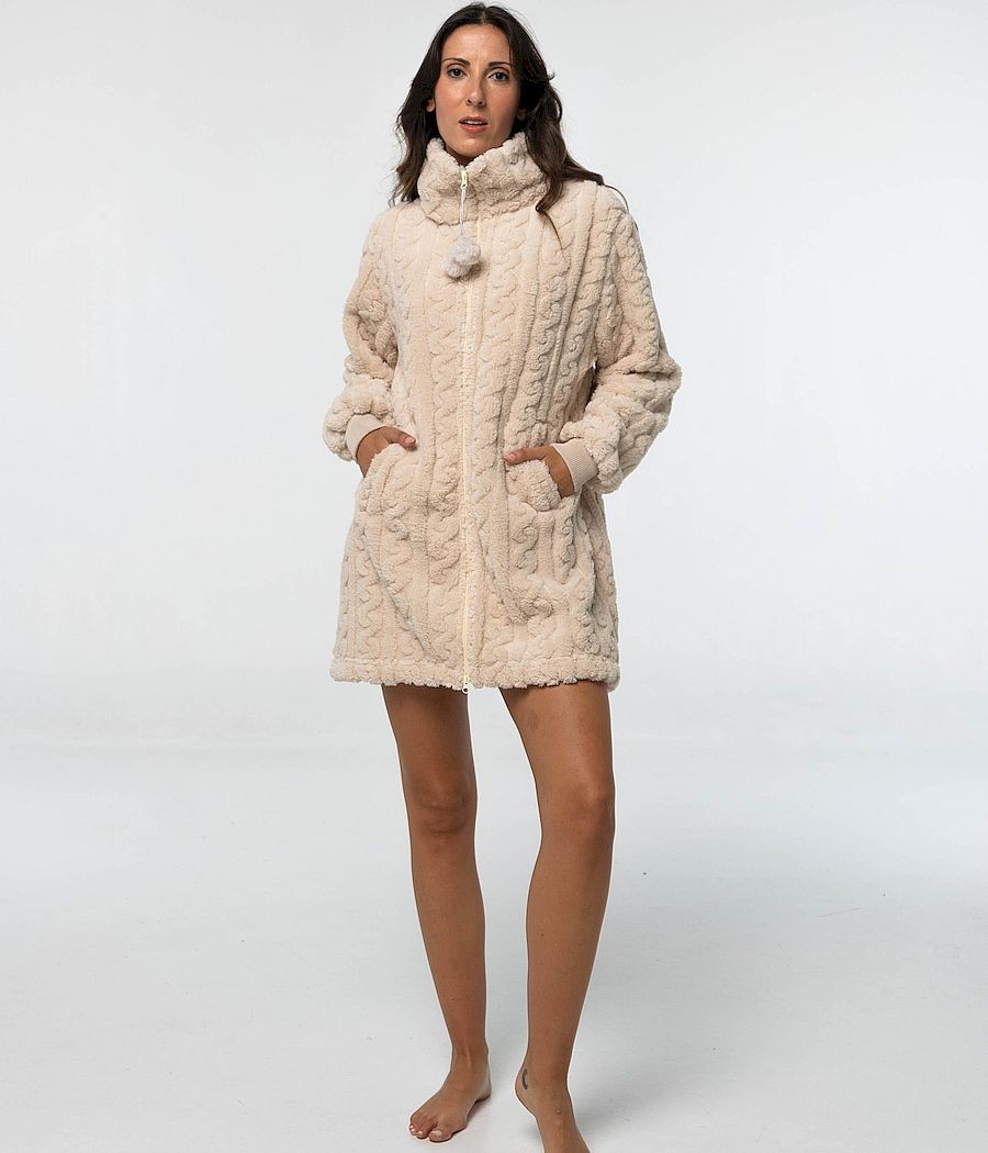 Bata invierno mujer Little coralina teja cremallera