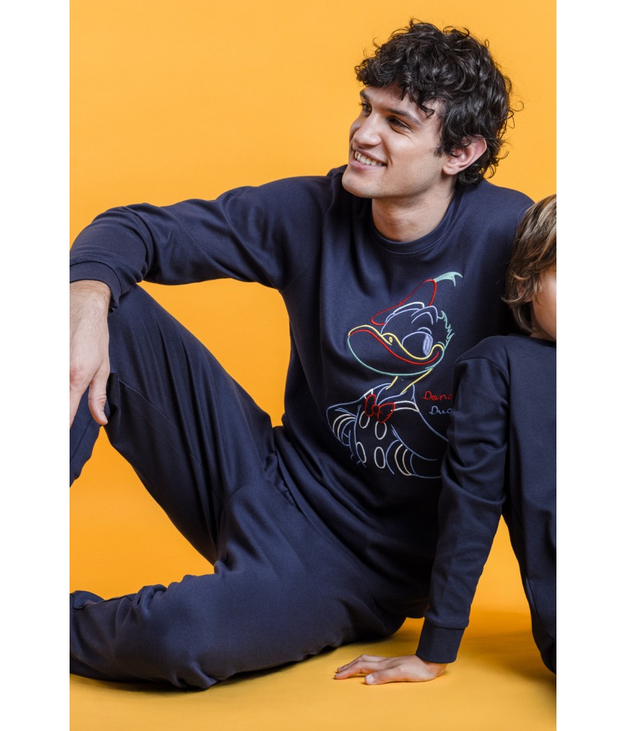 Pijama invierno hombre Disney Donald algodón