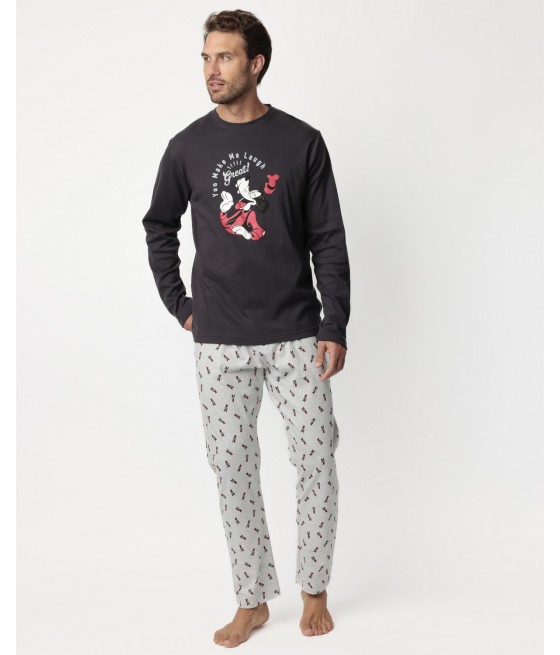 Pijama invierno hombre Disney Goofy Me Laugh algodón