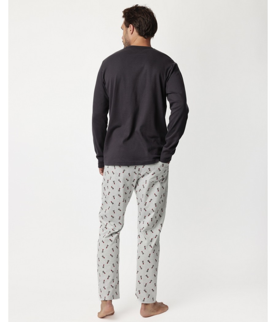 Pijama invierno hombre Disney Goofy Me Laugh algodón