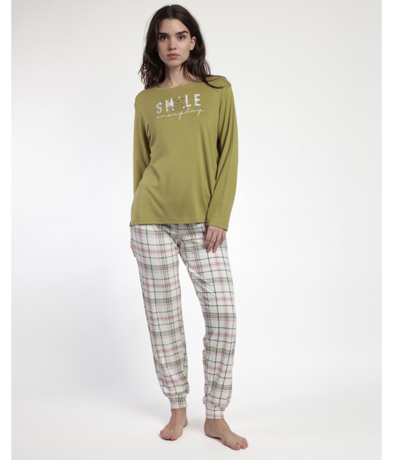 Pijama invierno mujer Admas Smile oliva