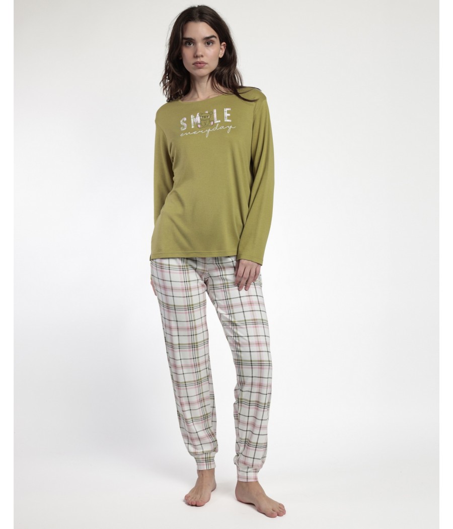 Pijama invierno mujer Admas Smile oliva