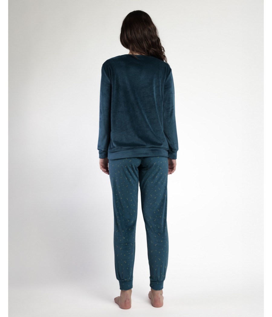 Pijama invierno mujer Disney Cosmic terciopelo