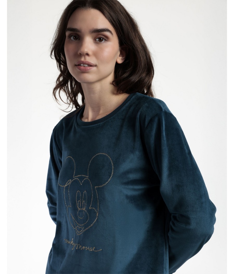 Pijama invierno mujer Disney Cosmic terciopelo