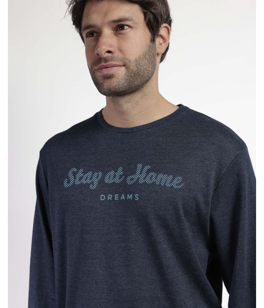 Pijama invierno hombre Admas Italic bolsillos