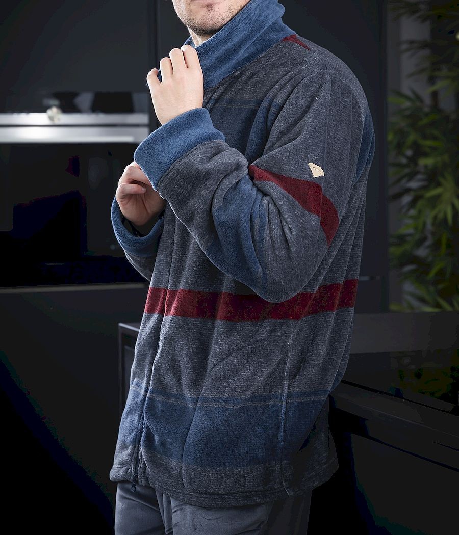 Bata invierno hombre Privata corta coralina gris