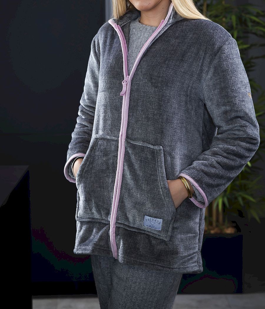 Bata invierno mujer Privata coralina gris